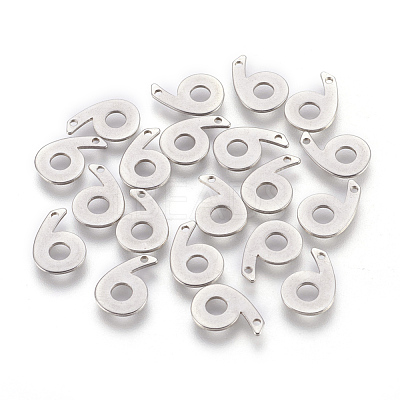Tarnish Resistant 201 Stainless Steel Charms STAS-F175-01P-6-1