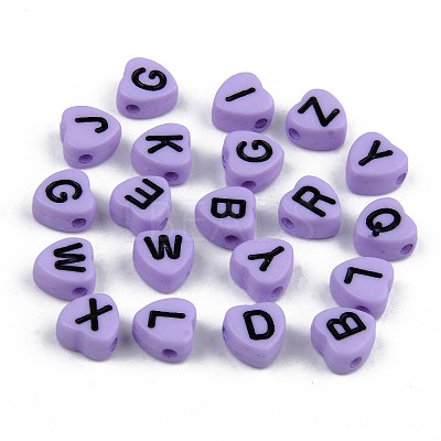 Opaque Acrylic Enamel Beads X-MACR-S273-37E-1