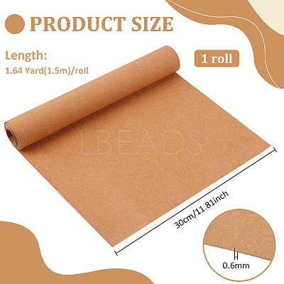 Blended Leather Handicraft Liner Roll for Bags and Purses Material AJEW-WH0817-023A-02-1