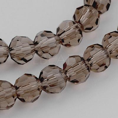 Transparent Glass Bead Strands GLAA-G013-8mm-63-1