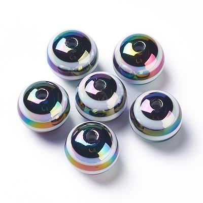 Stripe Resin Beads LS-RESI-B014-01B-05-1