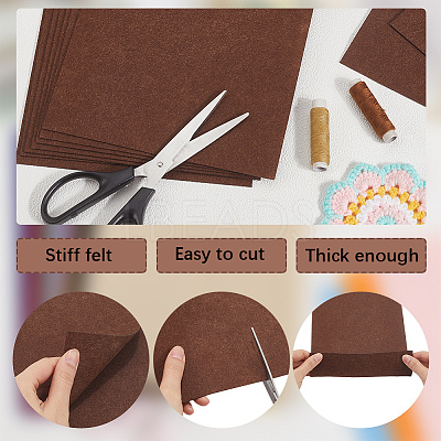 15Pcs Felt Non Woven Fabric DIY-SP0003-93H-1