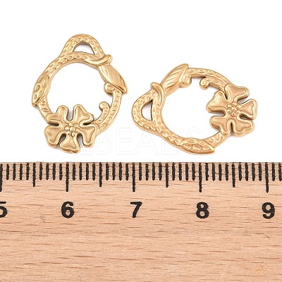 304 Stainless Steel Pendants STAS-F366-03G-1