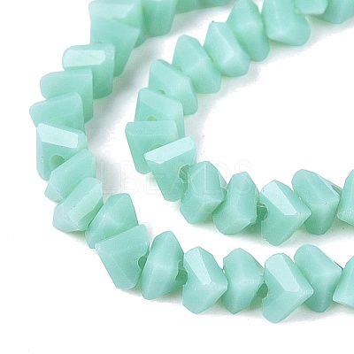 Opaque Glass Beads Strands GLAA-N019-3mm-15-1