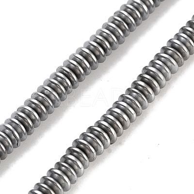 Electroplated Synthetic Non-magnetic Hematite Beads Strands G-P545-A01-01B-1
