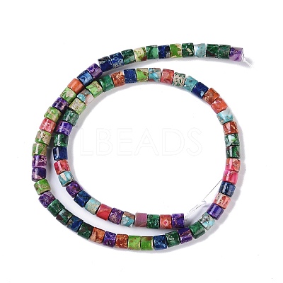 Synthetic Imperial Jasper Beads Strands G-P529-C01-01-1