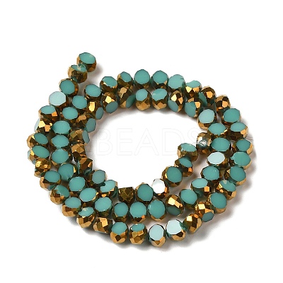 Electroplate Glass Beads Strands X-EGLA-P061-01A-09-1