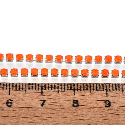 Iron Rhinestone Cup Chains CH-T006-01A-07-1