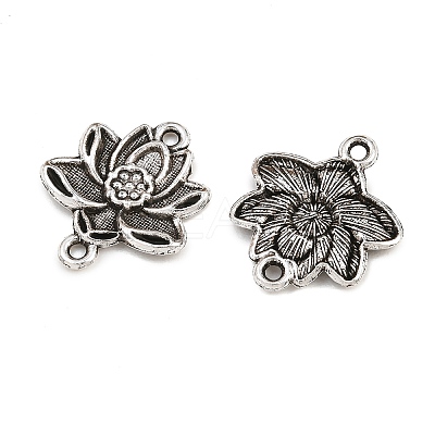 Tibetan Style Alloy Connector Charms AL-CBA8479-08AS-1