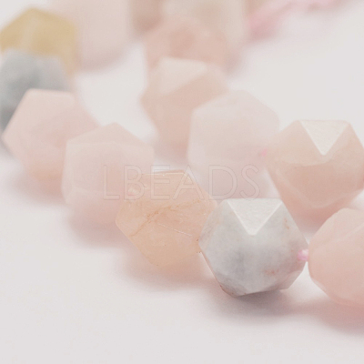 Natural Morganite Beads Strands G-E359-14-8mm-1
