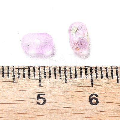 Gradient Color Transparent Frosted Acrylic Beads X1-OACR-M023-06E-1