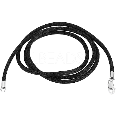 3Pcs Spandex Cord Necklace Makings MAK-BBC0001-13-1