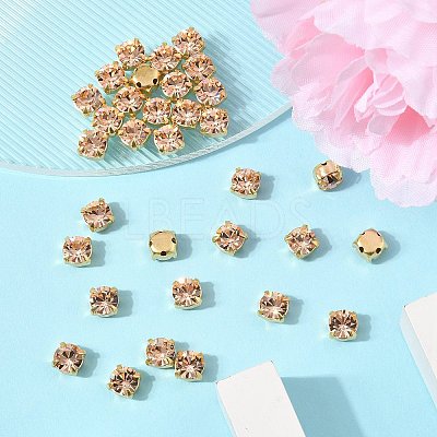 Preciosa&reg MAXIMA Crystal in Sew-On Cup Y-PRC-SS16-90300-G-1