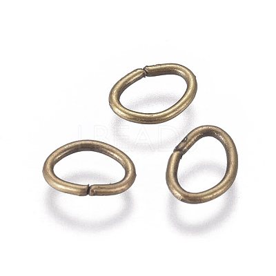 Iron Open Jump Rings IFIN-WH0051-74C-AB-1