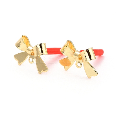 Alloy Stud Earring Findings EJEW-J102-07G-1