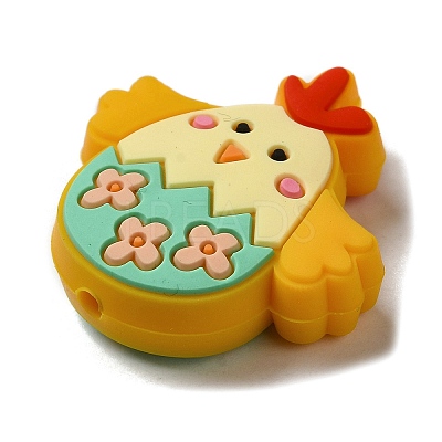 Easter Silicone Focal Beads SIL-A006-08C-1