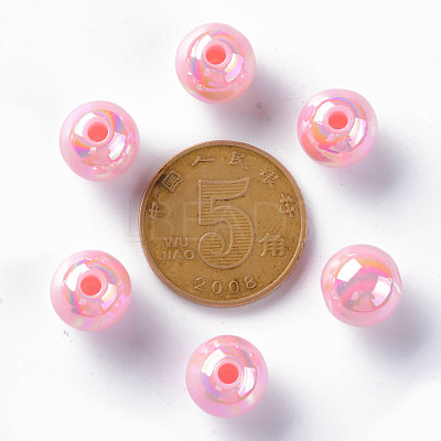 Opaque Acrylic Beads MACR-S370-D10mm-A01-1