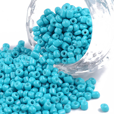 Baking Paint Glass Seed Beads SEED-US0003-3mm-K10-1