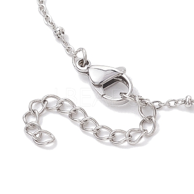 Tarnish Resistant 304 Stainless Steel Satellite Chain Bracelet Makings X-BJEW-JB10587-01-1