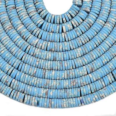 Dyed Synthetic Imperial Jasper Beads Strands G-A272-C06-02-1