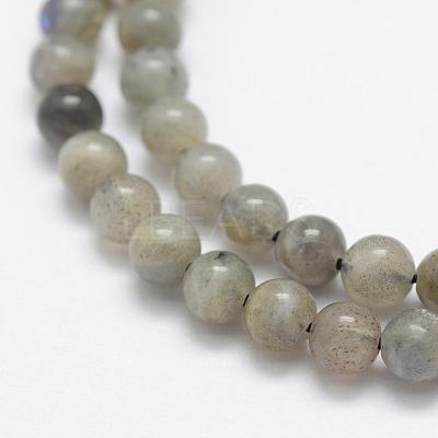 Natural Labradorite Beads Strands G-P322-29-4mm-1