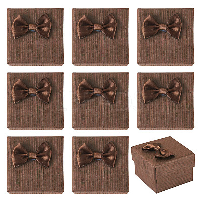 Square Cardboard Paper Ring Gift Storage Boxes CON-TAC0001-17D-1