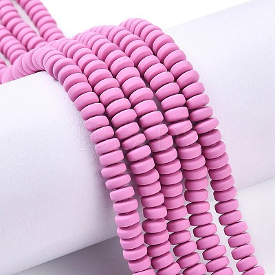 Handmade Polymer Clay Beads Strands X-CLAY-N008-008B-1