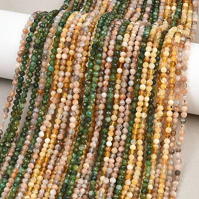 Natural Mixed Stone Beads Strands G-RM250101-E5-1