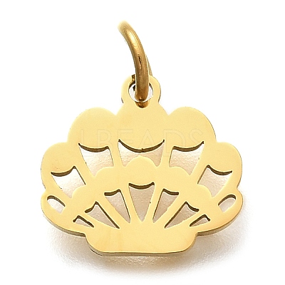 304 Stainless Steel Charms STAS-Z119-09G-1