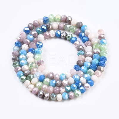 Glass Beads Strands X-GLAA-T006-16E-1