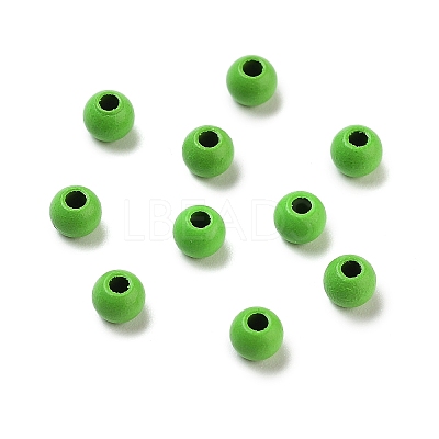 Spray Painted 202 Stainless Steel Beads STAS-G340-01D-1