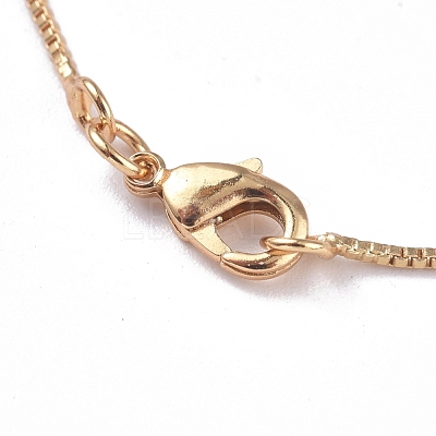 Brass Venetian Chain NJEW-E151-02G-1