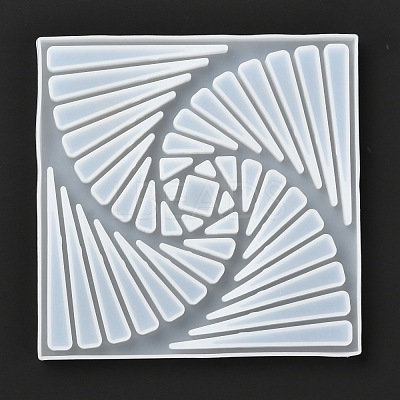 Square Silicone Cup Mat Molds DIY-I065-05-1