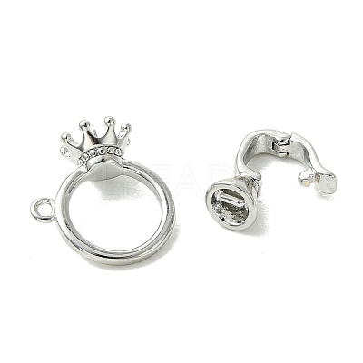 SHEGRACE Brass Fold Over Clasps XGRQ5F781-812P-1