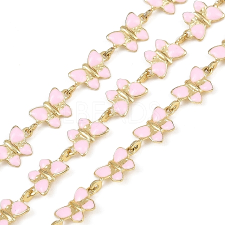 Brass Butterfly Link Chains CHC-A011-15G-01-1