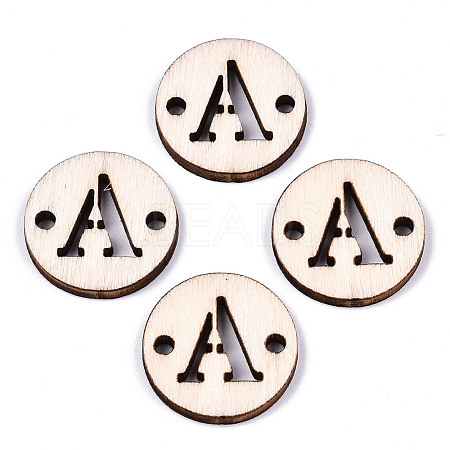 Unfinished Natural Poplar Wood Links Connectors WOOD-S045-140A-01A-1