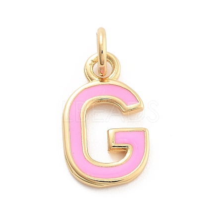 Rack Plating Brass Pendants KK-C065-02G-G-1