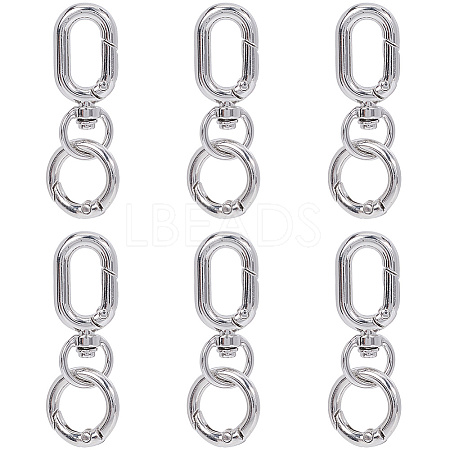 Alloy Swivel Clasps FIND-SP0003-29P-1