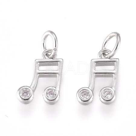 Brass Charms ZIRC-L070-65P-1
