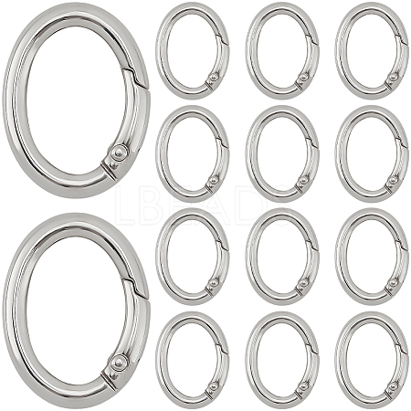 20Pcs Zinc Alloy Spring Gate Rings FIND-SP0004-30P-1