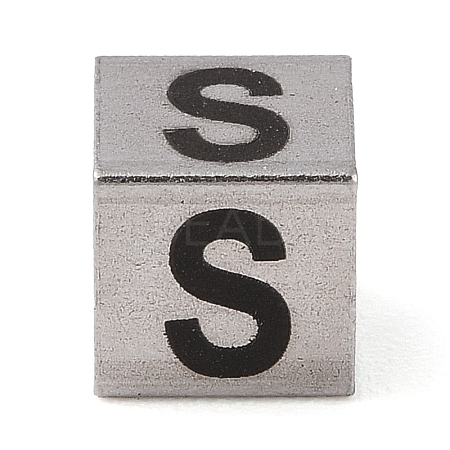 Tarnish Resistant 201 Stainless Steel European Beads STAS-M058-01S-P-1