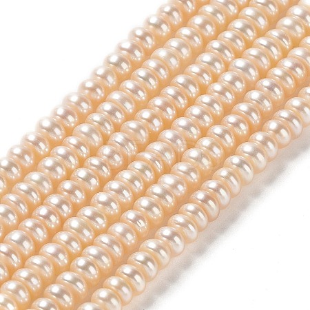 Natural Cultured Freshwater Pearl Beads Strands PEAR-J007-45-1