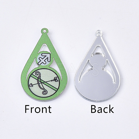 Acrylic Pendants X-OACR-S035-16A-1