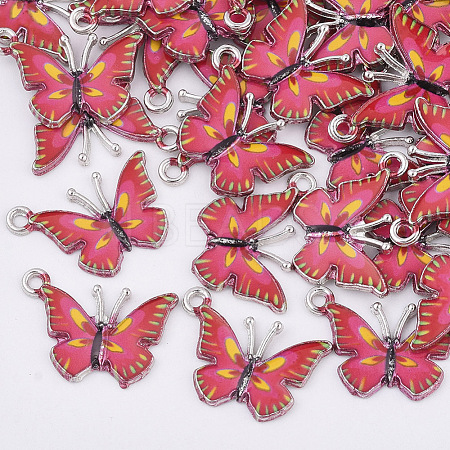 Printed Alloy Pendants PALLOY-R111-14D-1
