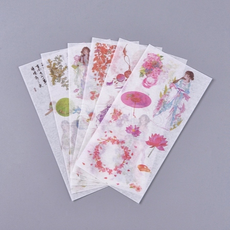 Cute Girl Theme Scrapbooking Stickers DIY-L038-B02-1