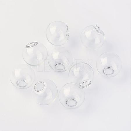 Round Mechanized Blown Glass Globe Ball Bottles BLOW-R001-10mm-1