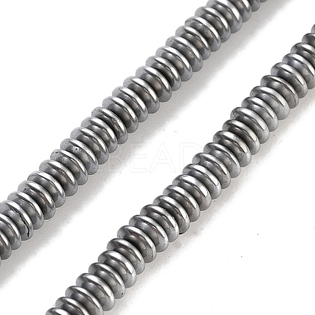 Electroplated Synthetic Non-magnetic Hematite Beads Strands G-P545-A01-01B-1