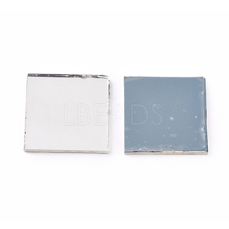 Mirror Glass Mosaic Tiles GLAA-WH0015-57-1