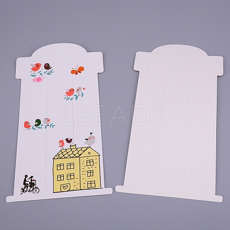 Hair Clip Display Cards LS-DIY-WH0167-86N-1