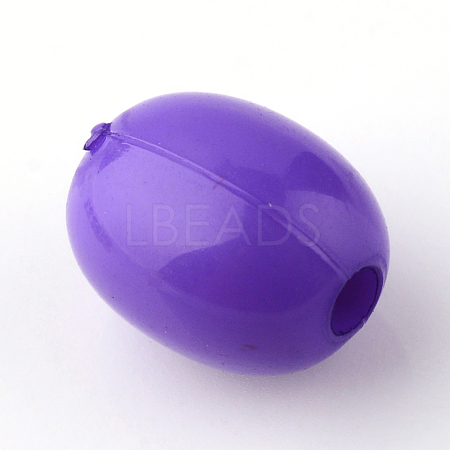 Opaque Acrylic Beads X-SACR-S815-C13-1